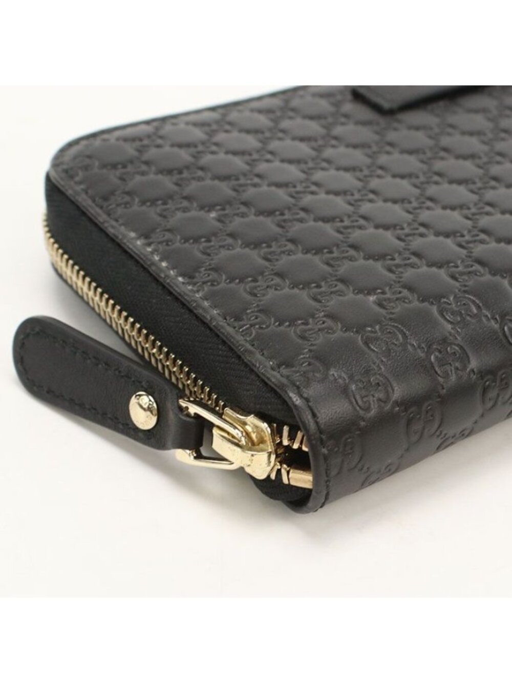 Gucci Micro Guccissima Wallet Zip Around Leather - Picture 7 of 7